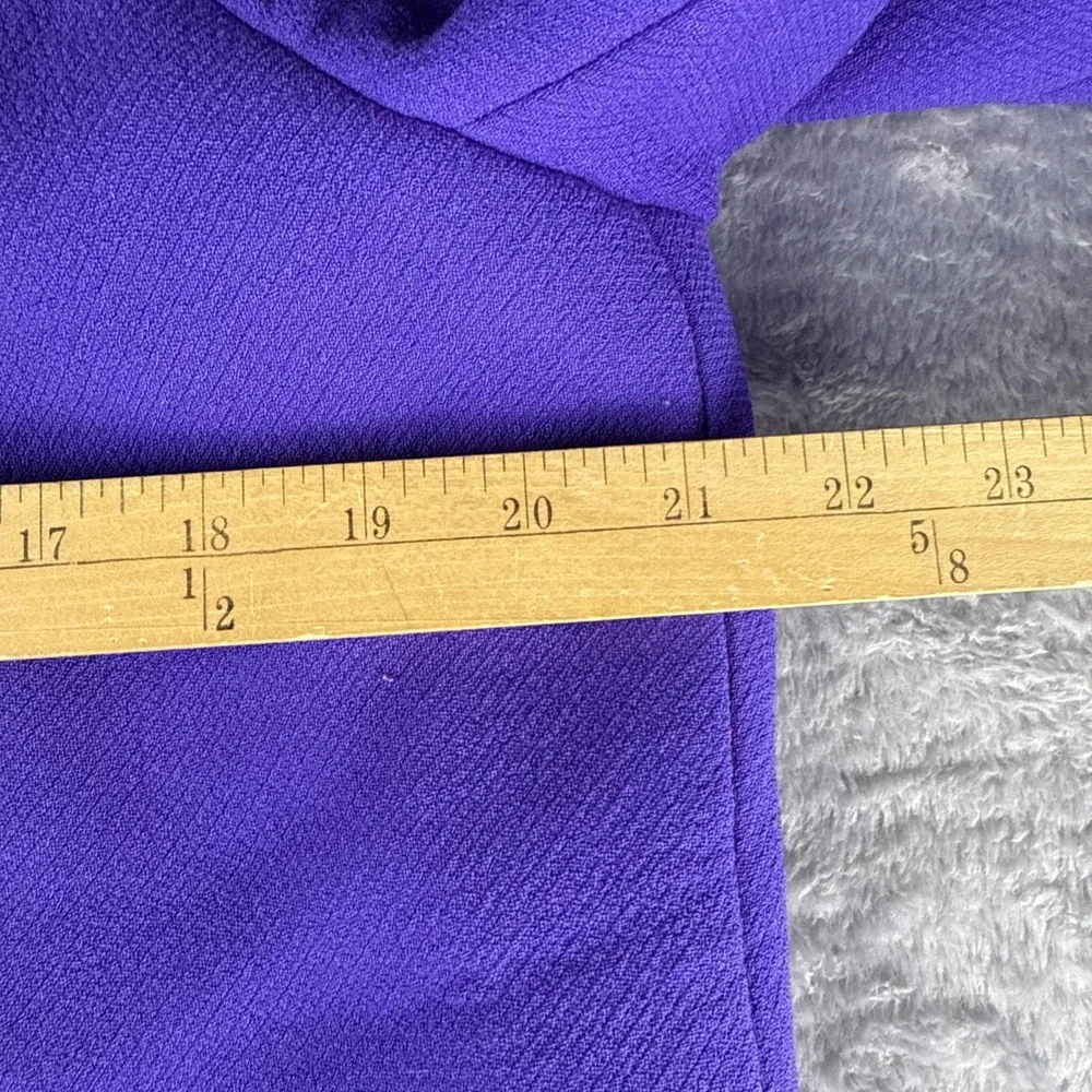 J.Crew double cloth wool overcoat 12 quiet luxury Old Money Preppy Italy Purple - Picture 8 of 9